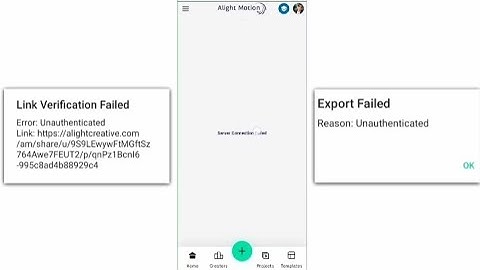 Alight Motion Import -Export Problem XML Problem solved Server Connection Failed