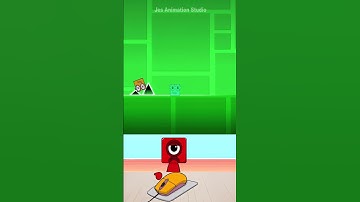 Geometry Dash Sprunki OC Two impassable level Numberblock Phase 2 #sprunki #numberblocks #incredibox