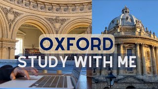 3HOUR STUDY WITH ME (NO BREAKS) | Library Sounds | University of Oxford | Radcliffe Camera