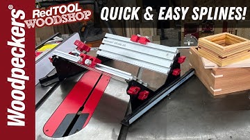 This Spline Jig can handle ANY project! l RedTOOL WOODSHOP