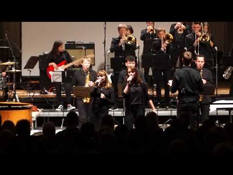 Mini Bigband beim Konzert der Jazzbands in der Heinrich Schütz Schule Kassel