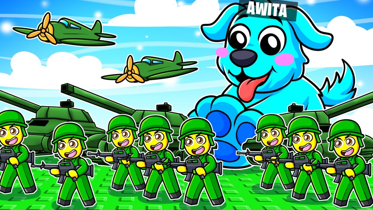 Me Convertí en PERRO y CREÉ Mi Propio MINI EJÉRCITO en Roblox