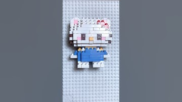 ASMR BRICKS MINI LEGO MIMMY KITTY #lego #bricks #buildingbricks #hellokitty  #cute #letsplay #toys