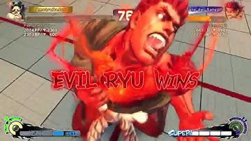 USFIV - Rank Matches - Hugo vs Evil Ryu [1080p@60FPS]