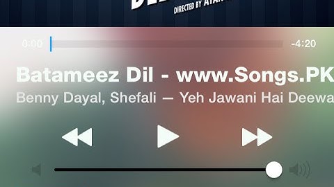 Blur Effects To Music App !