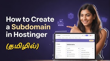 How to Create a Subdomain in Hostinger in Tamil | Step by Step Explanation | #wordpresstamil