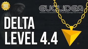 Euclidea 4.4 Walkthrough - Delta Level 4.4