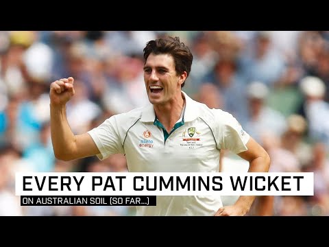 All 71 Test wickets taken by Pat Cummins in Australia (so far)