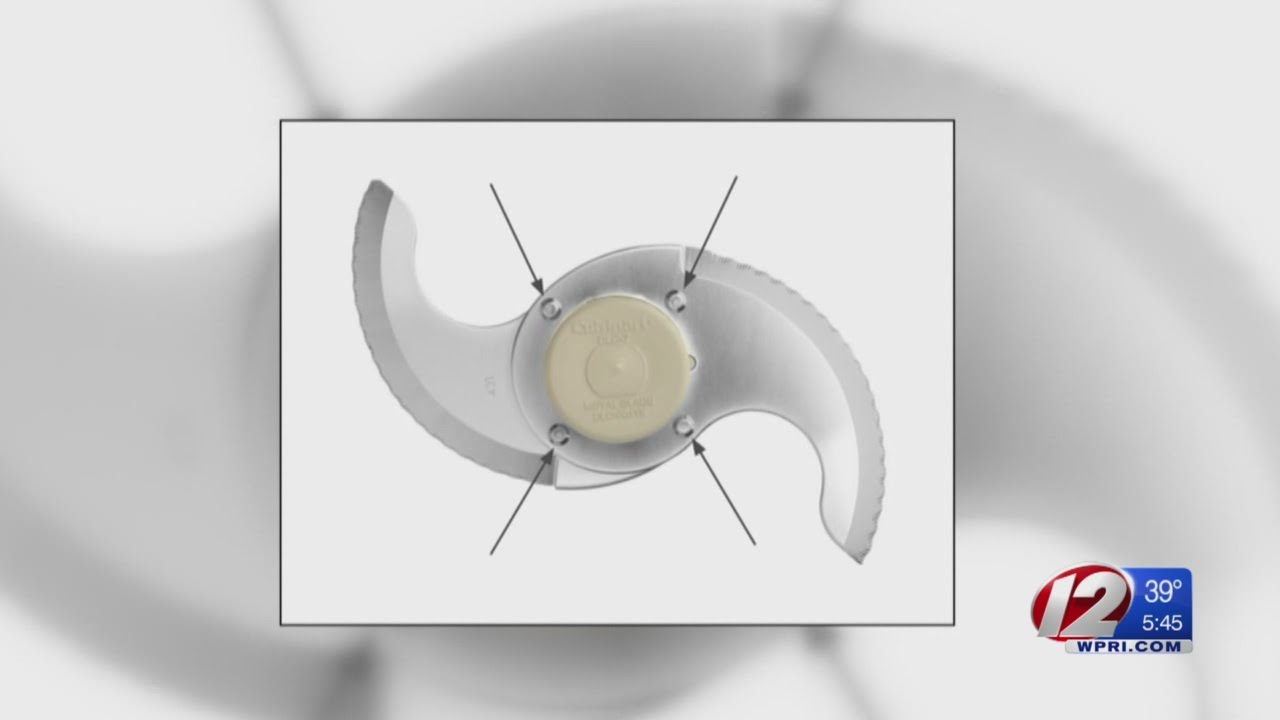 Millions of food processors recalled after blades found in food YouTube