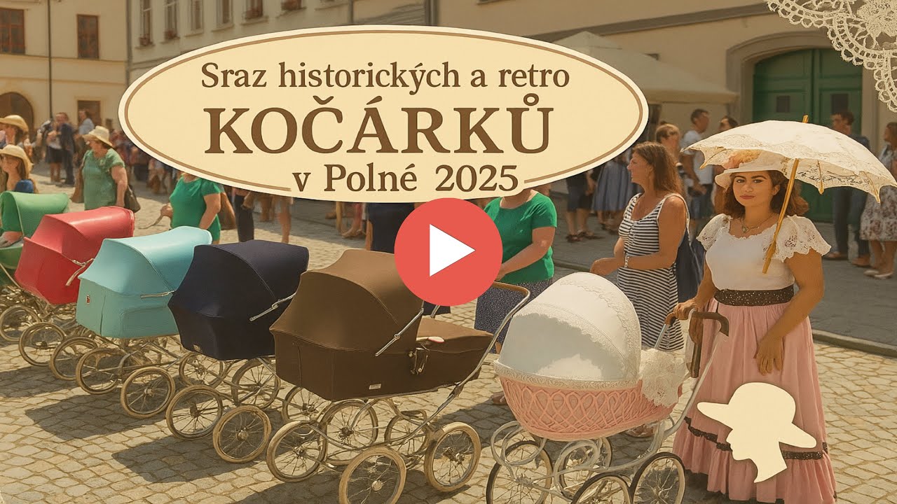 Sraz historických a retro kočárků v Polné 2025