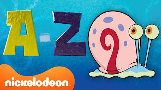 The Alphabet According to Gary | SpongeBob SquarePants | Nickelodeon UK