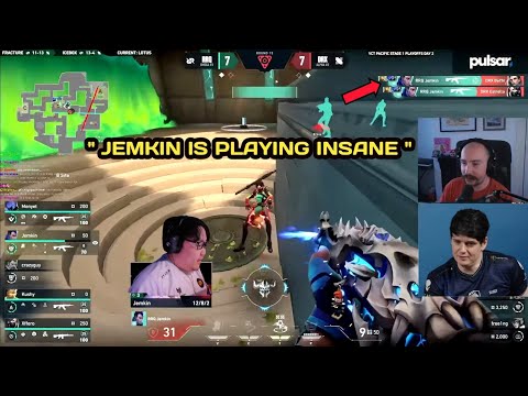 Sliggy & Sideshow React to RRQ Jemkin Dominating 4K vs DRX