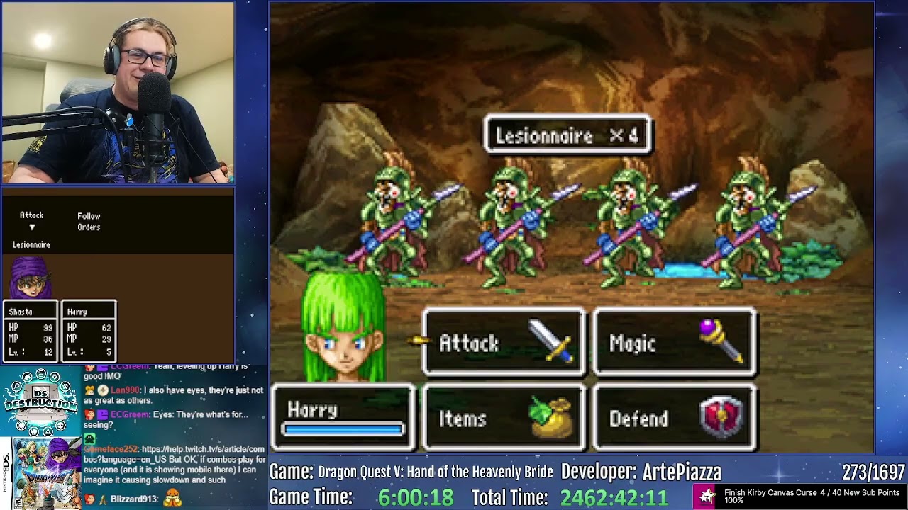 DS Destruction 273/1697: Dragon Quest V: Hand of the Heavenly