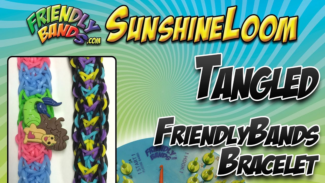 TANGLED FriendlyBands Bracelet - SunshineLoom How-To Video