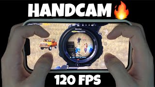Power of 120 FPS🔥Best HANDCAM 5 Finger + Full Gyroscope | iPhone 13 Pro Max GAMEPLAY ❤️ Daxua PUBG