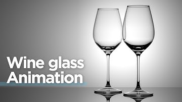 3D Model Showcase - Wine Glass Turntable Animation - Part 3