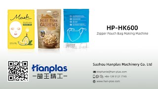 HP-HK600 Multi Functional Zipper Pouch Bag Making Machine