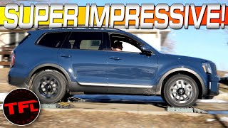 The New KIA Telluride SHOCKED Me When I Tested Its All Wheel Drive System: Slip Test & OffRoad