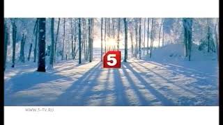 Заставка рекламы (5 канал, зима, 2010)