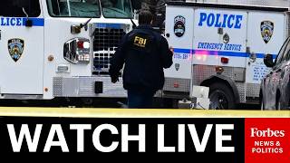 LIVE: New York Police Department Holds Press Briefing After Arrests Of IED Suspects