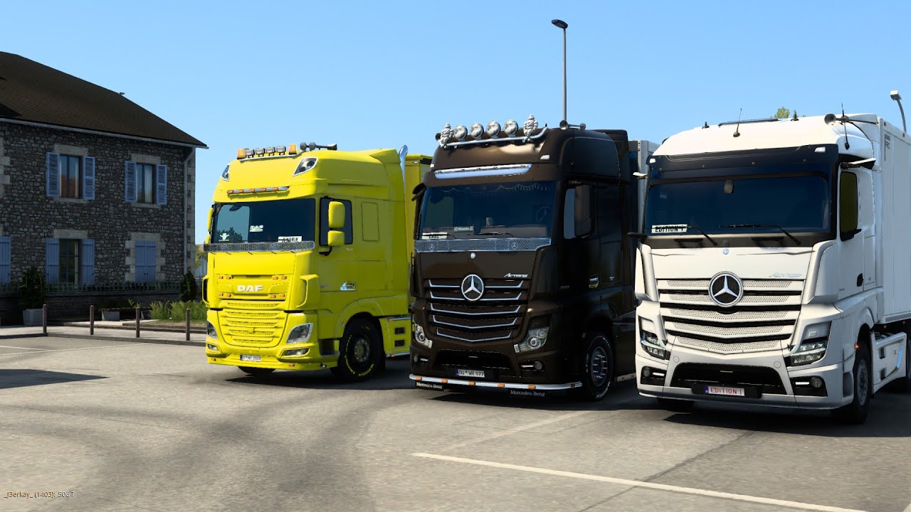 ETS2 Duisburg - Calais (MULTIPLAYER) - YouTube