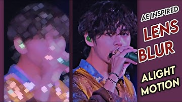 Reels Trending Blur Effect Video Editing | Blur Effect Editing In Alight Motion | Lens Blur Effect