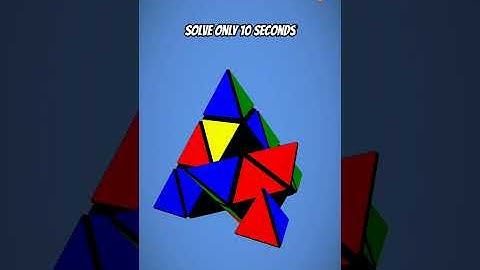 How to Solve 3 by 3 Pyraminx Cube #shorts #ytshorts