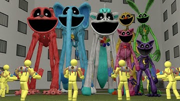 Big Smiling Critters from Poppy Playtime TAKEN OVER in Garry