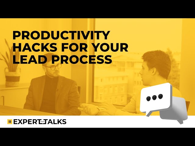 Echobot Expert Talks #29: Productivity Hacks for Your Lead Process – with Nicholas Koehler