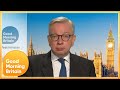 Michael Gove Promises All Restrictions Will End On July 19th & Susanna Challenges Him Over PPE | GMB