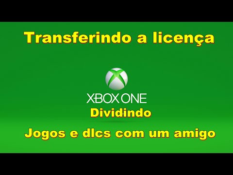 COMPARTILHAR JOGOS COM UM AMIGO -Transferindo licença no Xbox One