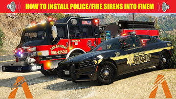 How To Install Police Sirens Into FiveM | Gun Sounds | #fivem