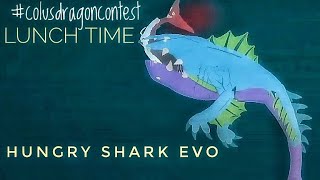 Hungry shark evolution Abyss Shark lunchtime (sticknodes animation)  #Colusdragoncontest