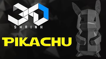 Low-Poly Pikachu 3D Printing Time-lapse