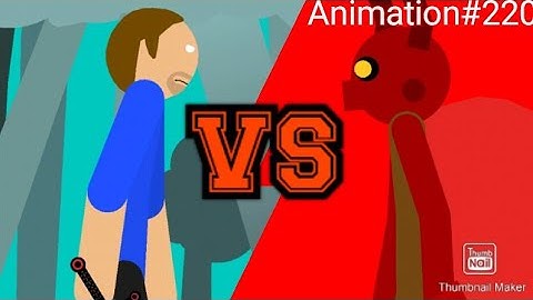 Herobrine vs Devil piggy stick nodes animation #220