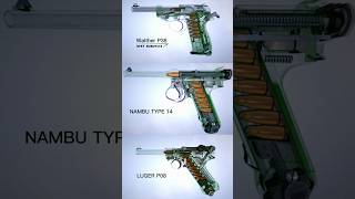 Walther P38 vs Nambu Type 14 vs Luger P08