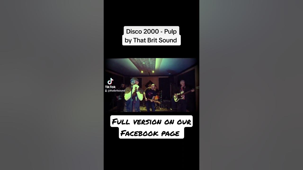 Disco 2000 - Pulp cover version by That Brit Sound #livemusic #pulp #brit #music #rocknroll