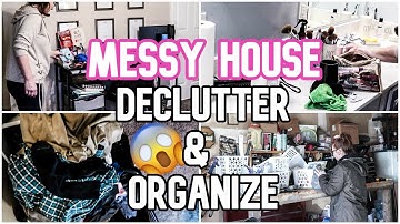 EXTREME! Messy House Disaster Clean Declutter & Organize |  Clean With Me 2020 | Cleaning Motivation