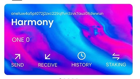 Staking Harmony ONE from Blits mobile wallet tutorial by Peace Love and Harmony Validator