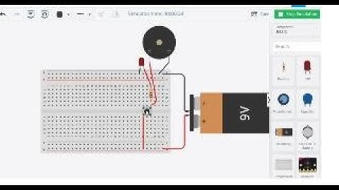 Membuat program sederhana "Bel Cerdas Cermat" dengan menggunakan Thinkercad