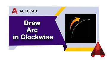 How to draw arc in clockwise direction in AutoCAD