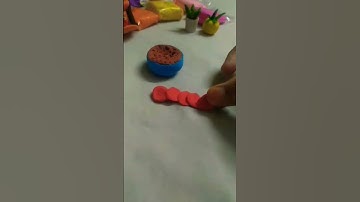 clay flower vase 🌹🌹🥀 #diy #claycraft #art #clayart #craft #clay