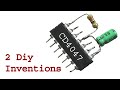 2 Simple Diy Inventions circuit using CD4047 ic