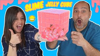 Jelly Cube Slime Jordi Y Bego Consiguen Hacer El Slime De Esponja Momentos Divertidos