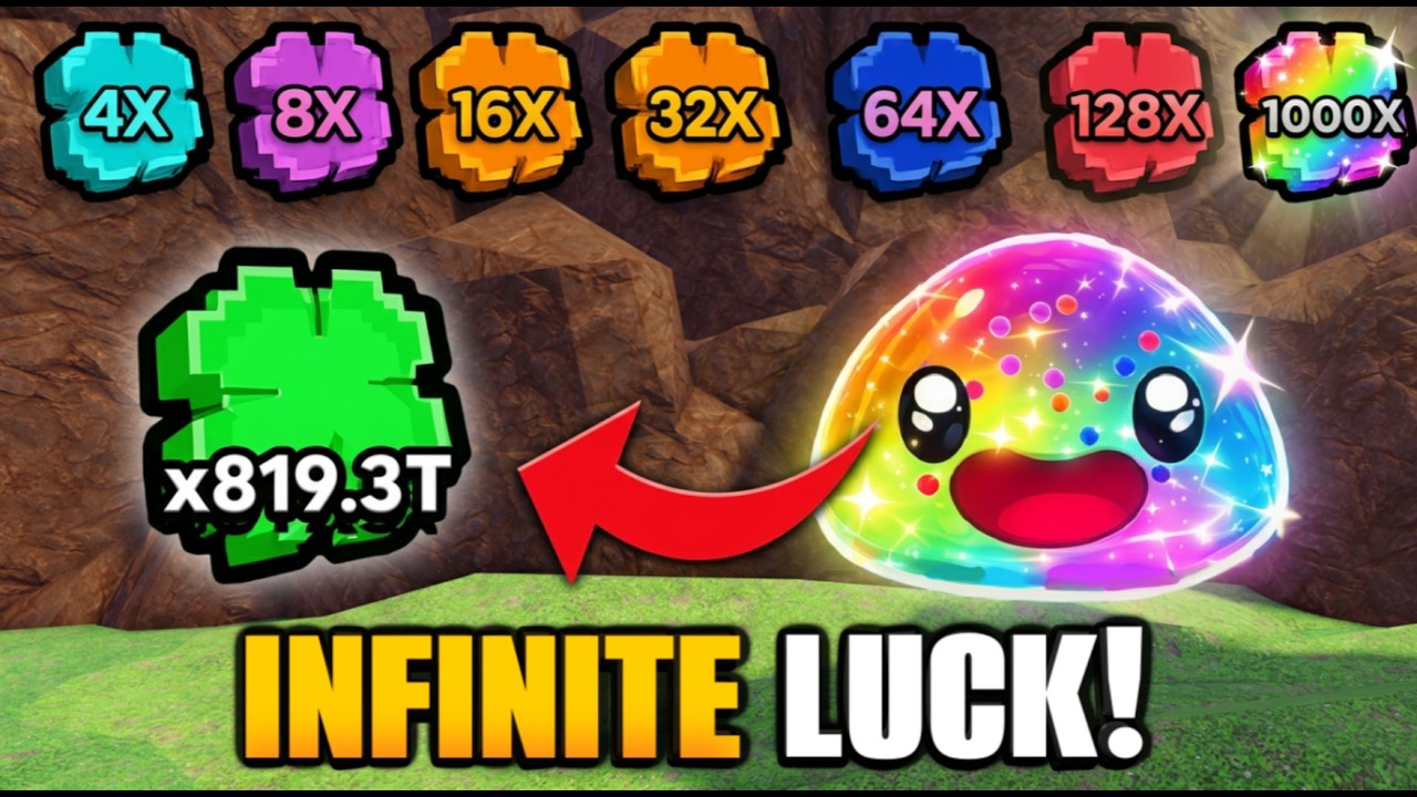 (HURRY BEFORE PATCH!) How to get MAX LUCK in SLIME RNG Tips and Tricks ...