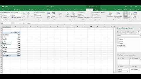 Show Hide Field Header In Pivot Table
