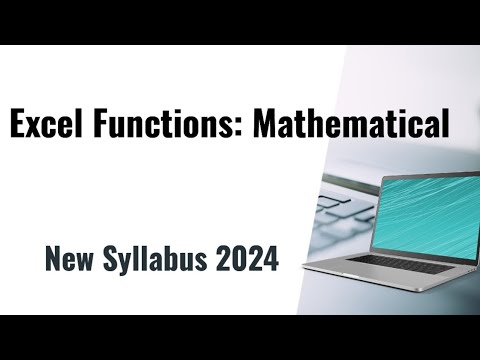 Ms Excel Math Function Ms Excel : Basic Mathematical functions - YouTube