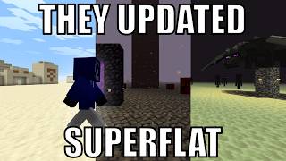 They updated Minecraft Superflat (HARDCORE CHALLENGE)