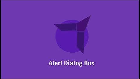 AlertDialog Box | Android Studio | Java