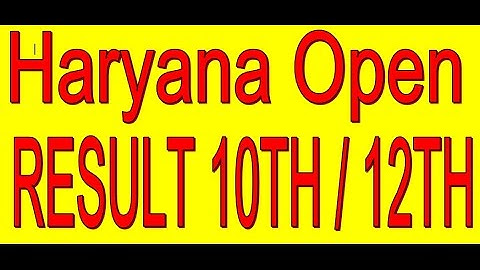 HBSE | HARYANA OPEN RESULT | 10TH AND 12TH CLASS | KNOWLEDGE TV DESI TAAU